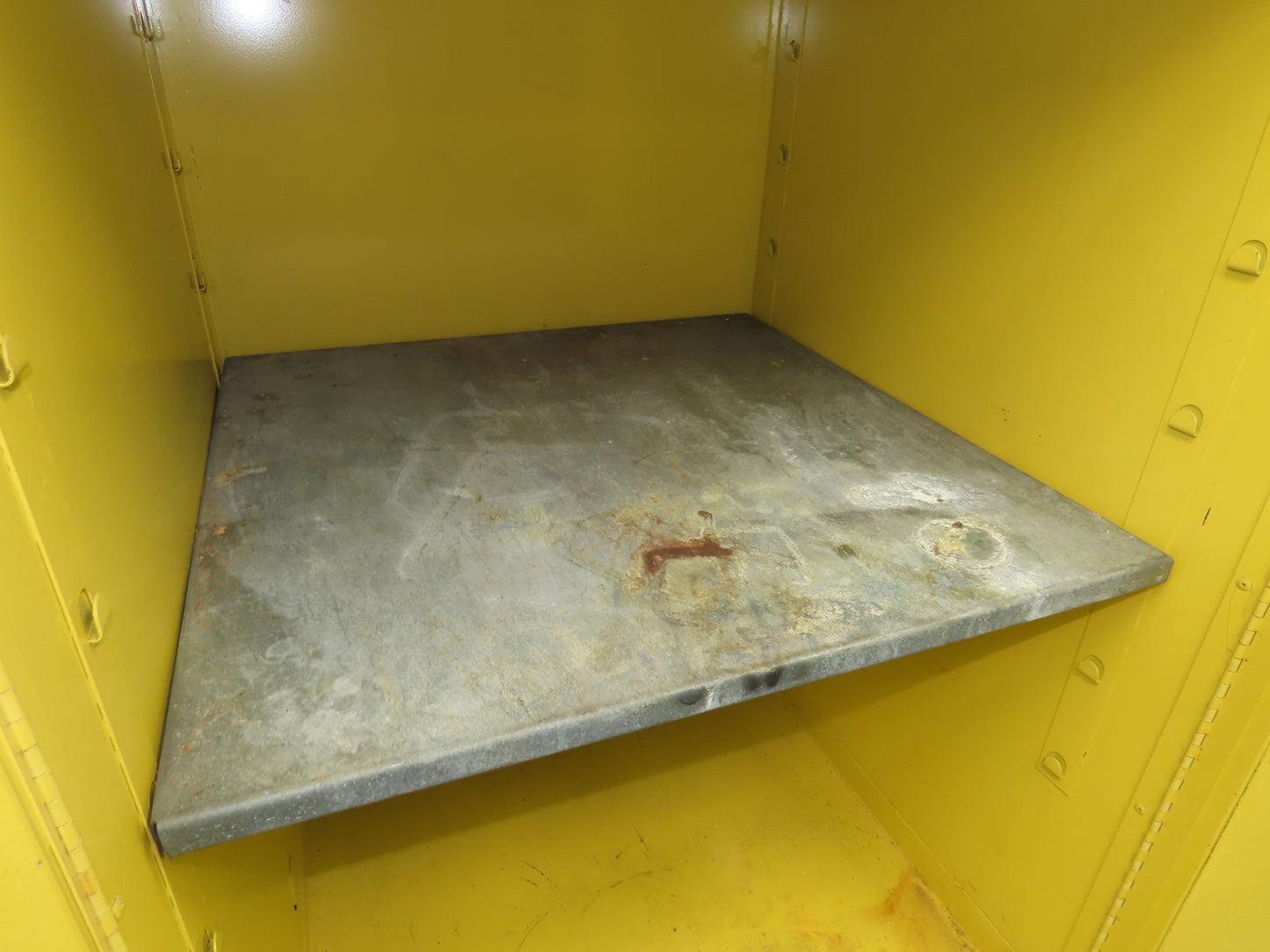 Eagle 1962 Flammable Safety Cabinet 60 Gallon Yellow Flammable Liquid