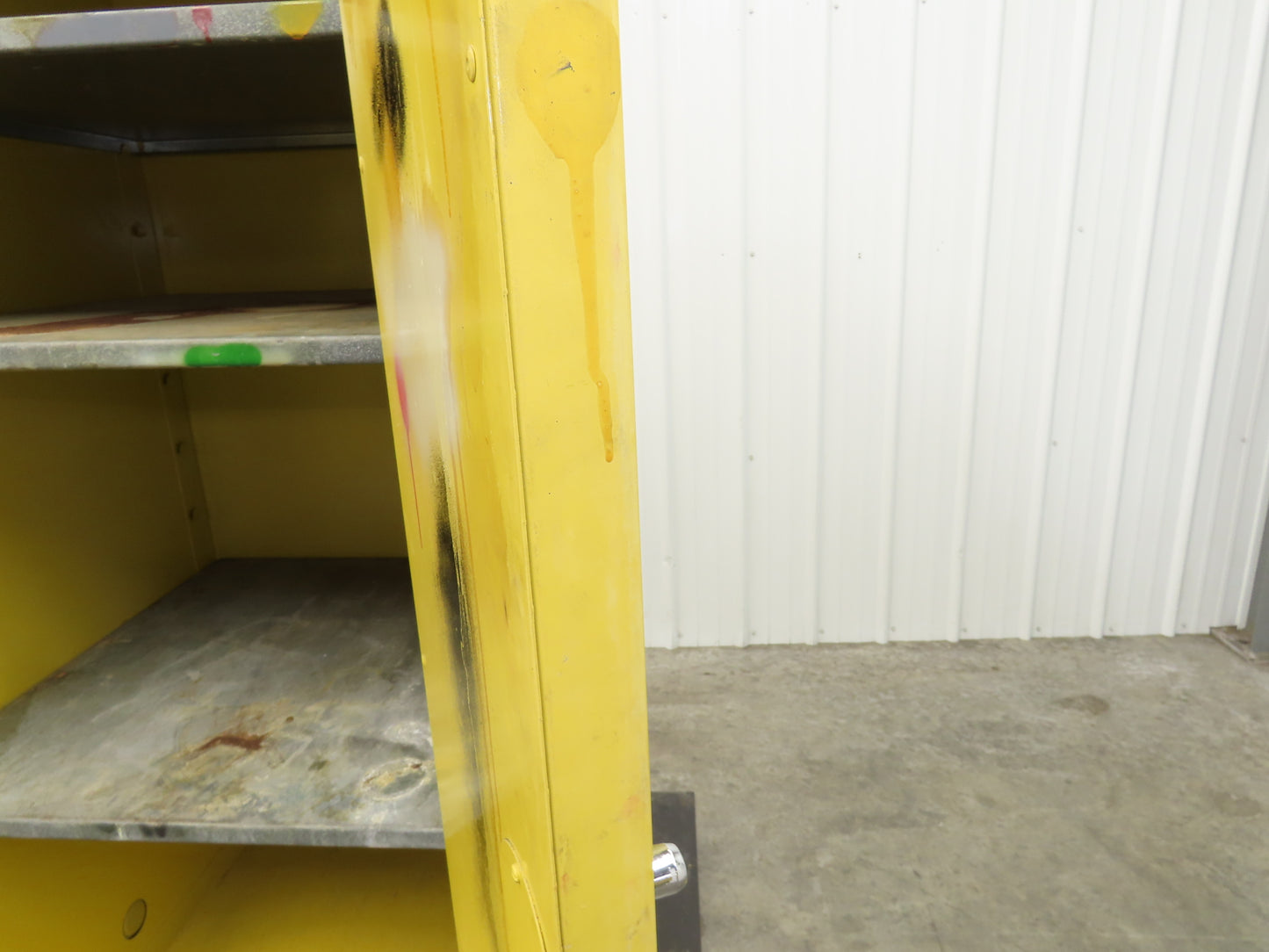 Eagle 1962 Flammable Safety Cabinet 60 Gallon Yellow Flammable Liquid