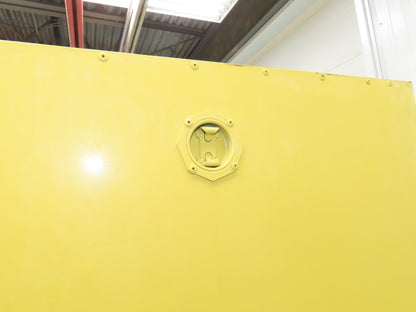 Eagle 1962 Flammable Safety Cabinet 60 Gallon Yellow Flammable Liquid