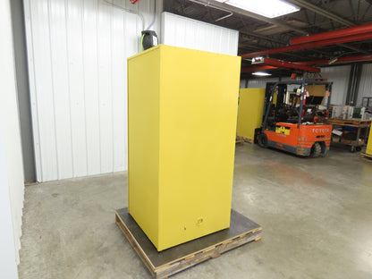 Eagle 1962 Flammable Safety Cabinet 60 Gallon Yellow Flammable Liquid