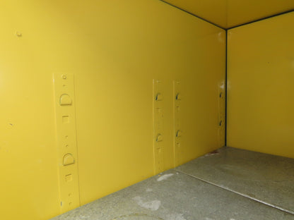 Eagle 1992 Flammable Liquid Safety Cabinet Yellow Dual Door 90 Gallon 43x34x65"