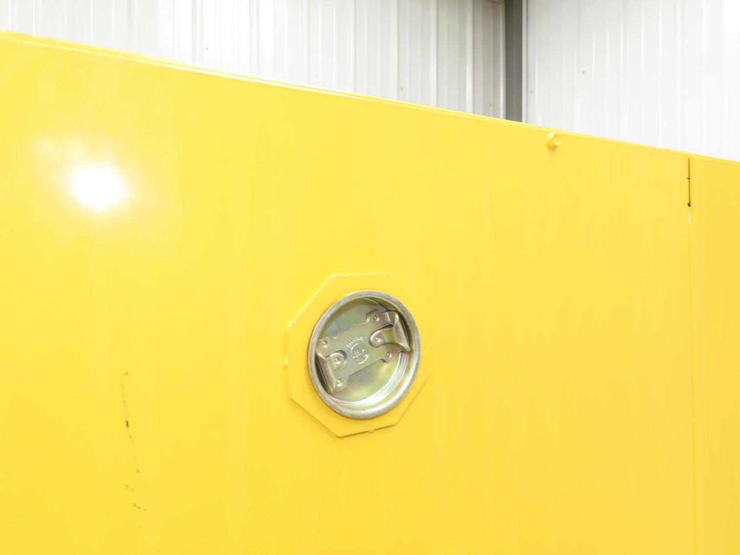 Justrite 25730 Yellow Flammable Safety Cabinet Dual Door 22 Gallon Liquid