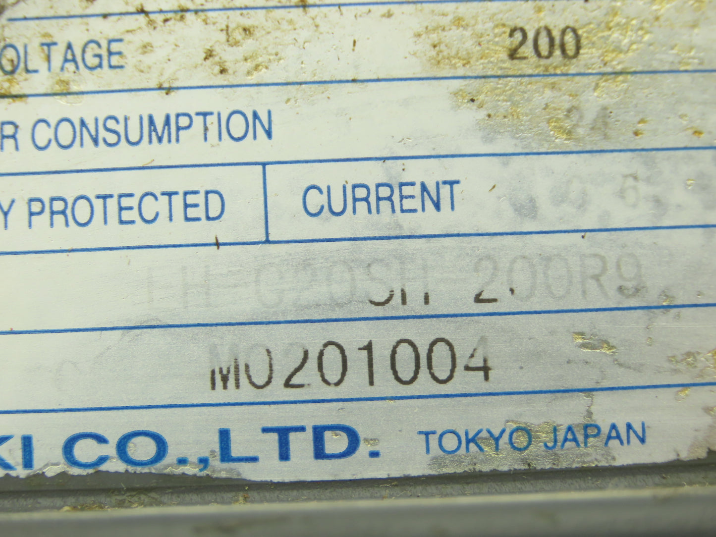 Iwaki EH-C20SH-200R9 Metering Pump Dosing Chemical 120ml/Min Pres .69MPa 200V