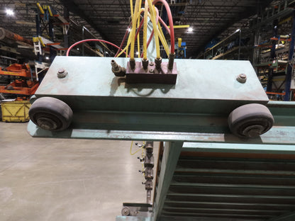 RM Evans Ezy Frame 4'x 12' Face Frame Assembly Pneumatic Clamp Table 45°