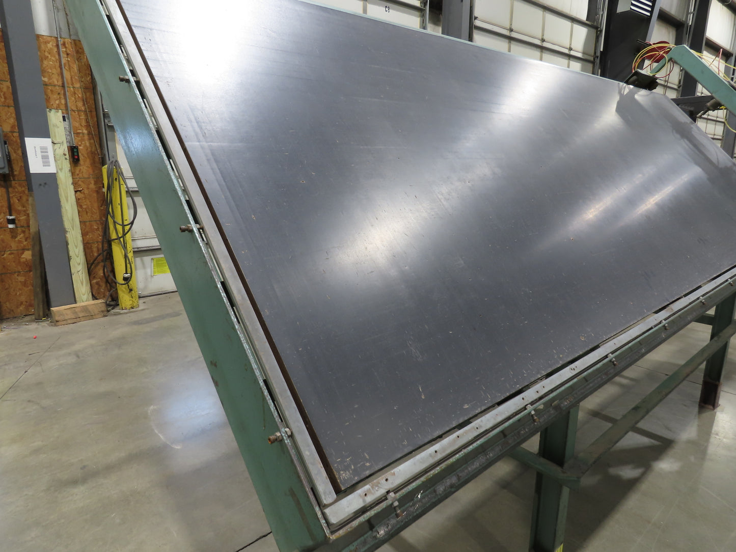 RM Evans Ezy Frame 4'x 12' Face Frame Assembly Pneumatic Clamp Table 45°