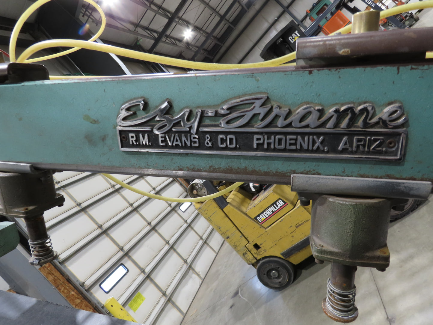 RM Evans Ezy Frame 4'x 12' Face Frame Assembly Pneumatic Clamp Table 45°