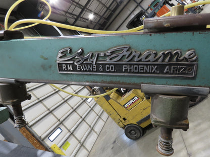 RM Evans Ezy Frame 4'x 12' Face Frame Assembly Pneumatic Clamp Table 45°