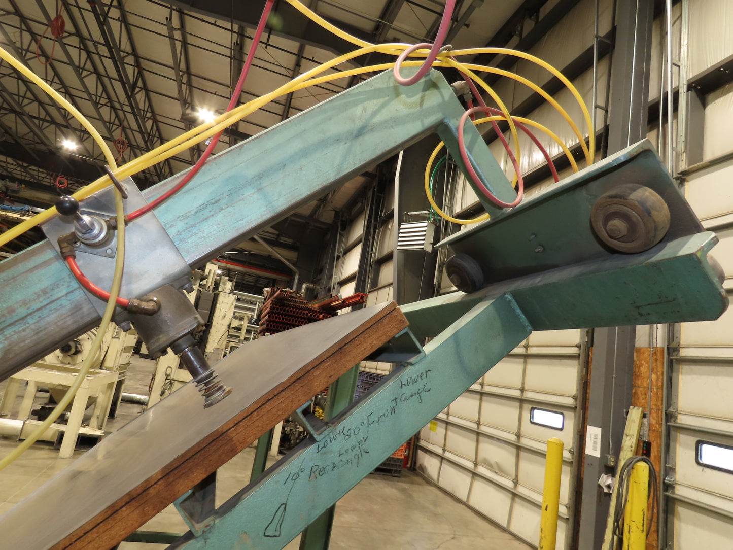 RM Evans Ezy Frame 4'x 12' Face Frame Assembly Pneumatic Clamp Table 45°