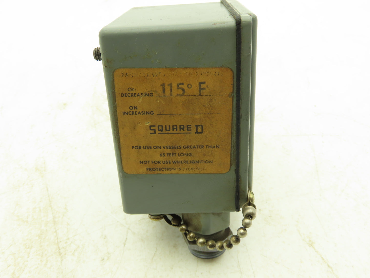 Square D GXW-2 Temperature Switch 85-145° F Class 9025 Form A6 Series C No Probe