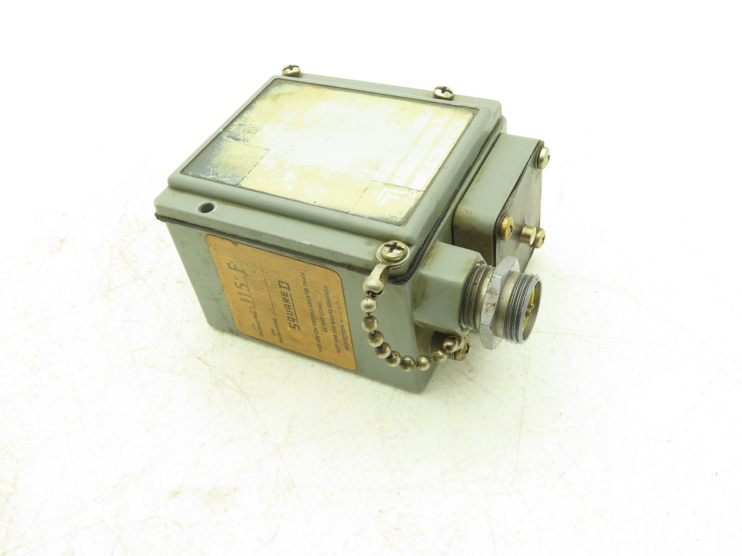 Square D GXW-2 Temperature Switch 85-145° F Class 9025 Form A6 Series C No Probe