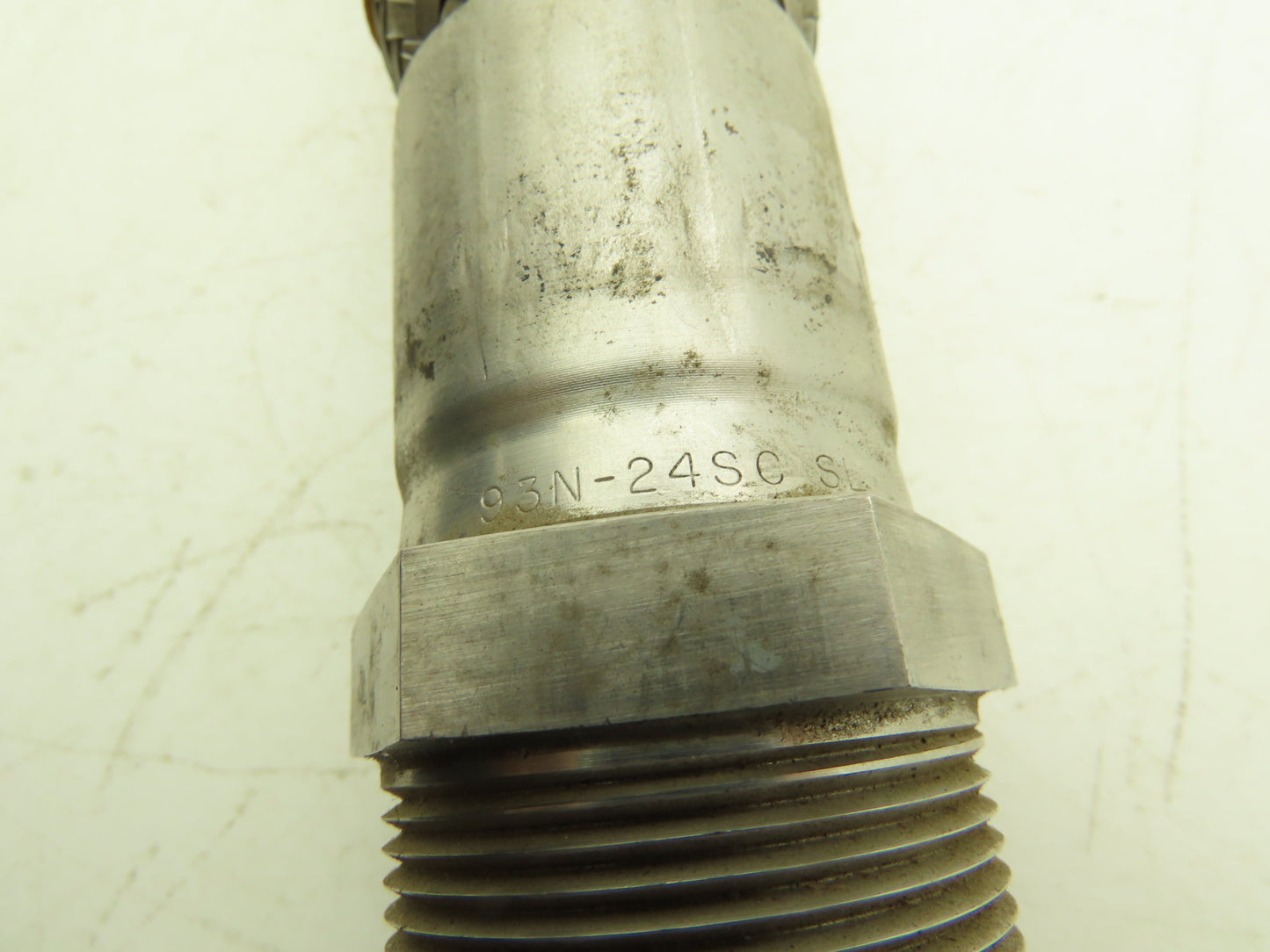 Parker 15" Braided Stainless Steel Flex Hose 1-1/2" NPT to Female 37 Degree