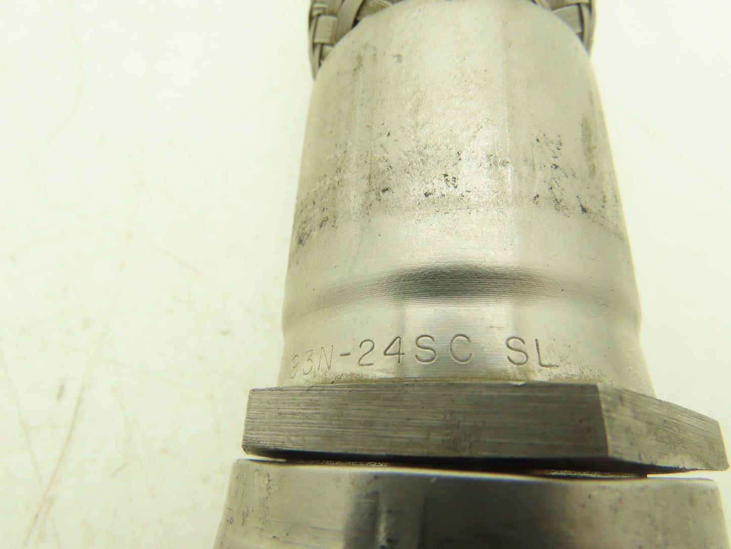 Parker 15" Braided Stainless Steel Flex Hose 1-1/2" NPT to Female 37 Degree