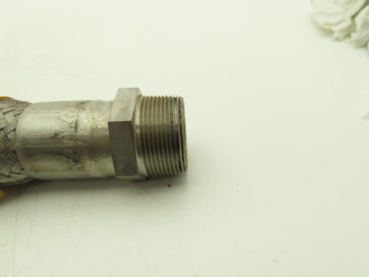 Parker 15" Braided Stainless Steel Flex Hose 1-1/2" NPT to Female 37 Degree