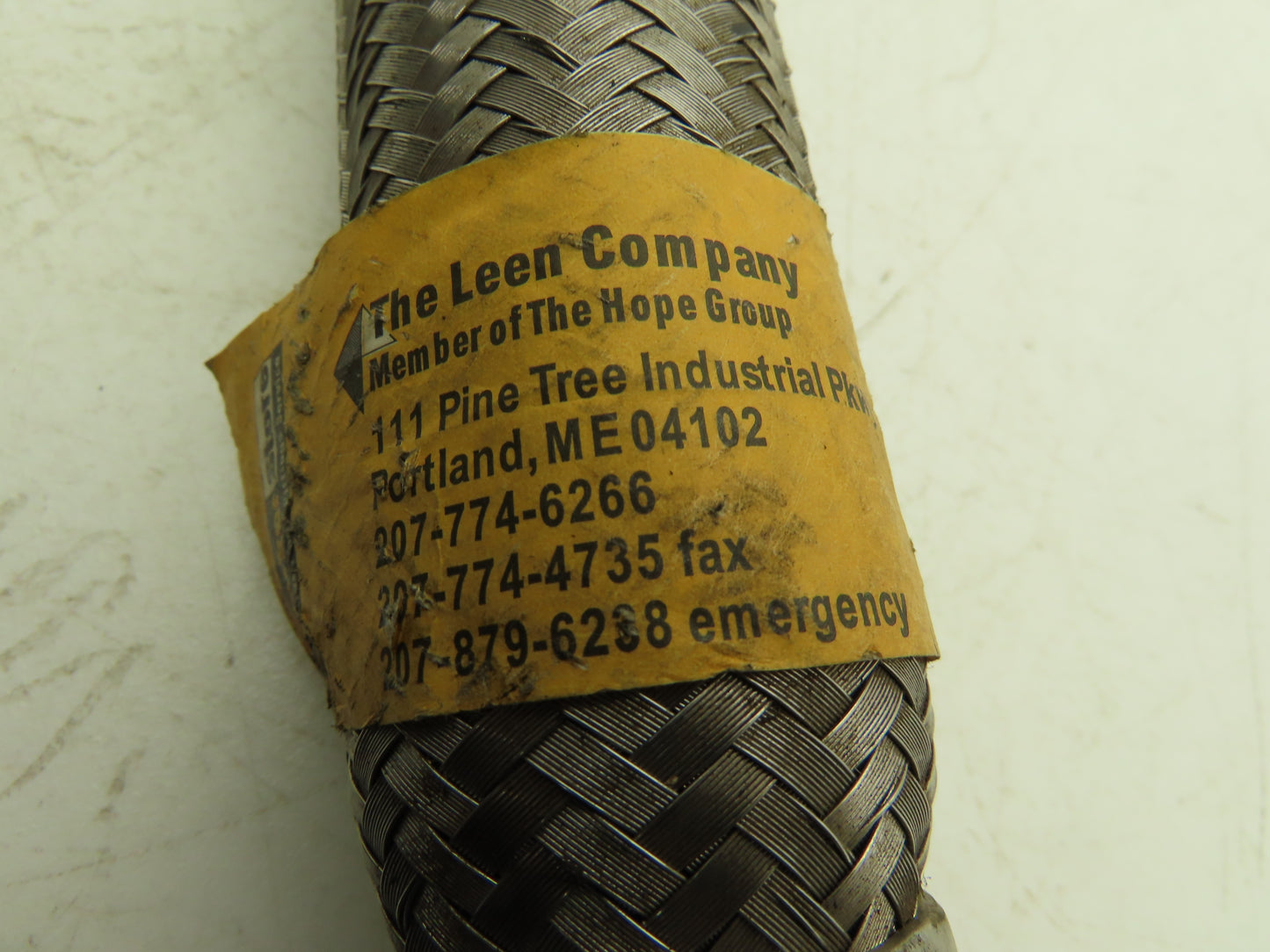 Parker 15" Braided Stainless Steel Flex Hose 1-1/2" NPT to Female 37 Degree