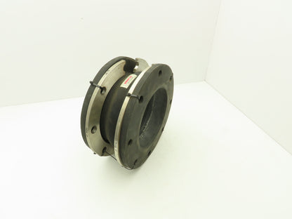 Unaflex Style 1000  8" Rubber Expansion Joint Split Flange 6"L
