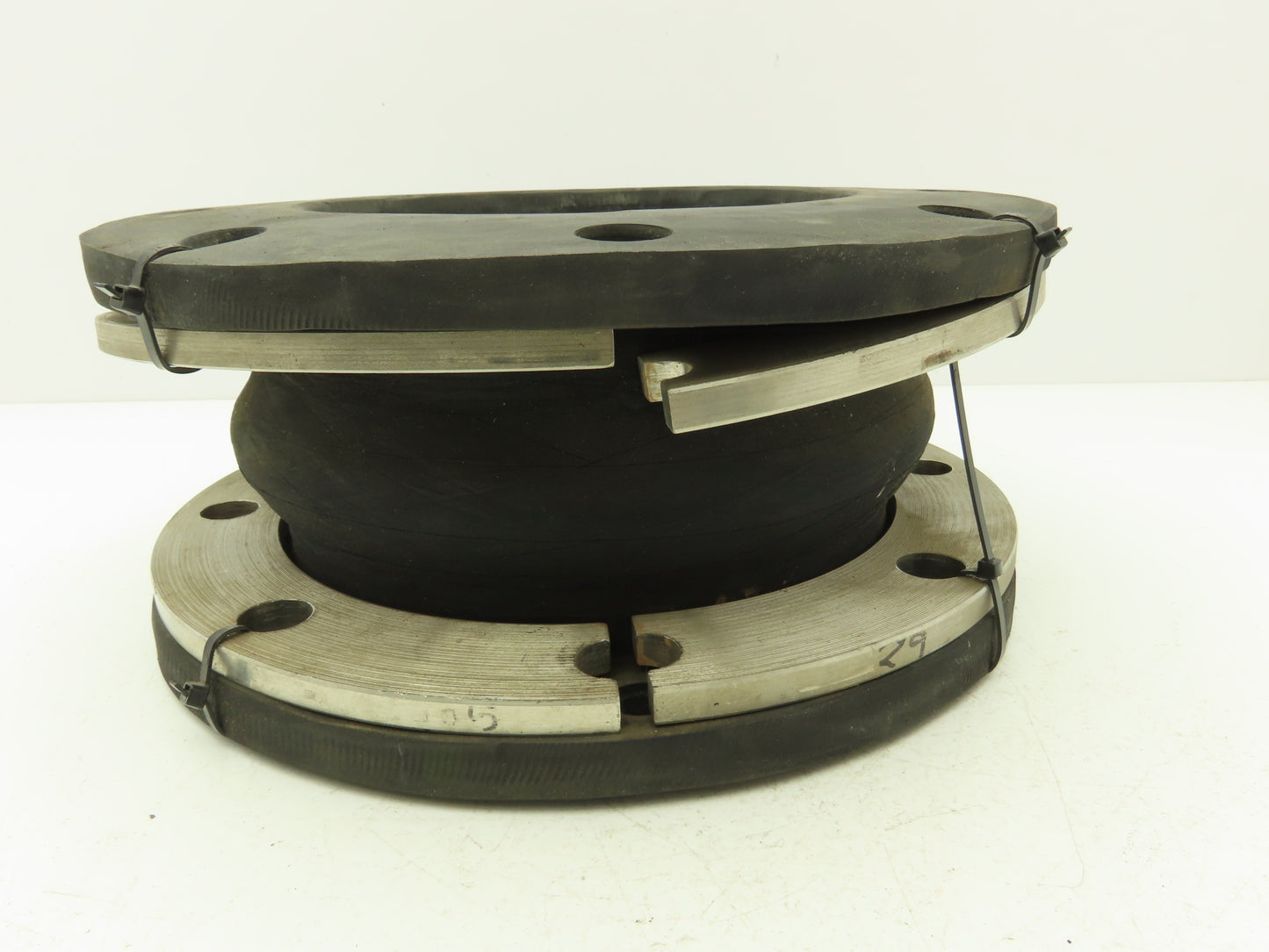 Unaflex Style 1000  8" Rubber Expansion Joint Split Flange 6"L