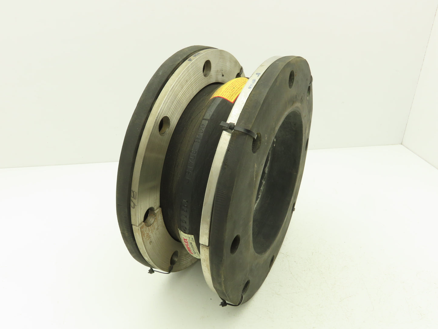 Unaflex Style 1000  8" Rubber Expansion Joint Split Flange 6"L