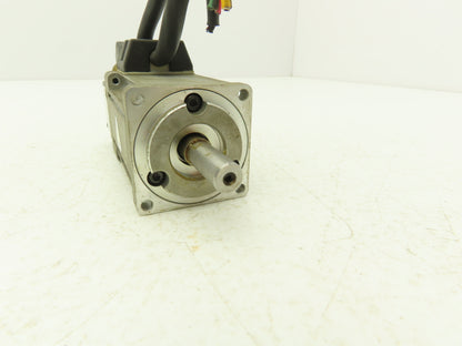 Panasonic MSMD012G1A Servo Motor 3Ph 73V 1.1A .1KW 3000RPM 200Hz 8mm Shaft