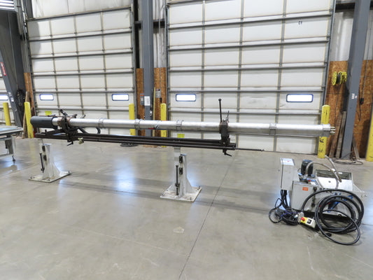 LNS Super Hydrobar Bar Feeder 1/2"-1-1/4" Hydraulic Power Unit 230V 6.32 HS-4.8