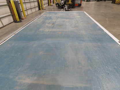 72" Wide x 12' 4" Heavy Duty Belt Conveyor Slider Bed 480V End Drive 45 FPM