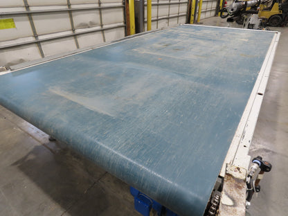 72" Wide x 12' 4" Heavy Duty Belt Conveyor Slider Bed 480V End Drive 45 FPM