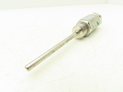Widerstands Thermometer w Transmitter3-1/4" Probe 4 Pin Connector 0..50C 4..20mA
