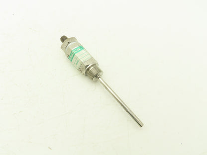 Widerstands Thermometer w Transmitter3-1/4" Probe 4 Pin Connector 0..50C 4..20mA