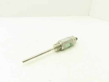 Widerstands Thermometer w Transmitter3-1/4" Probe 4 Pin Connector 0..50C 4..20mA