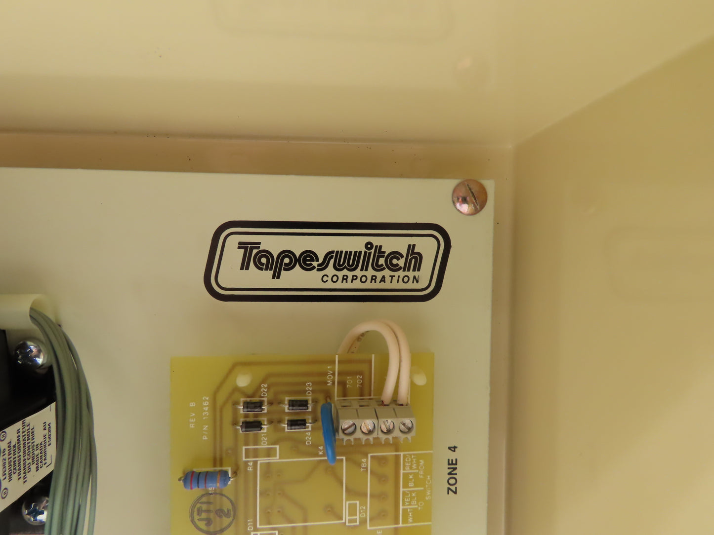 Tapeswitch Corporation ZC-1 Zone Monitoring Controller 120/24VAC 50/60Hz NEMA 12