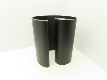 Ammeraal Beltech 7615-01885 Conveyor Belt Black PVC 400mm x 1855mm 2-Ply Endless