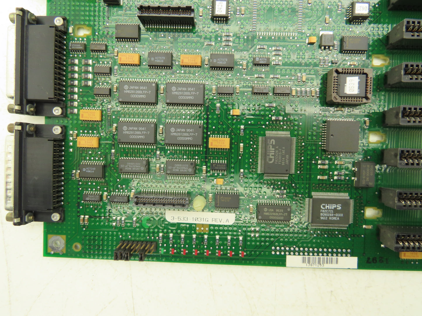 Cincinnati Milacron 3-533-1031G Printed Circuit Board PCB Backplane Rev A