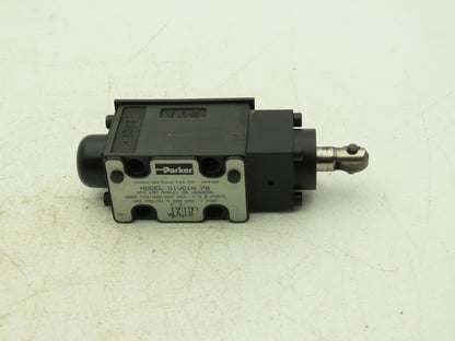 Parker D1VC1H 70 Directional Control Valve 2-Position Cam Roller 5000 PSI