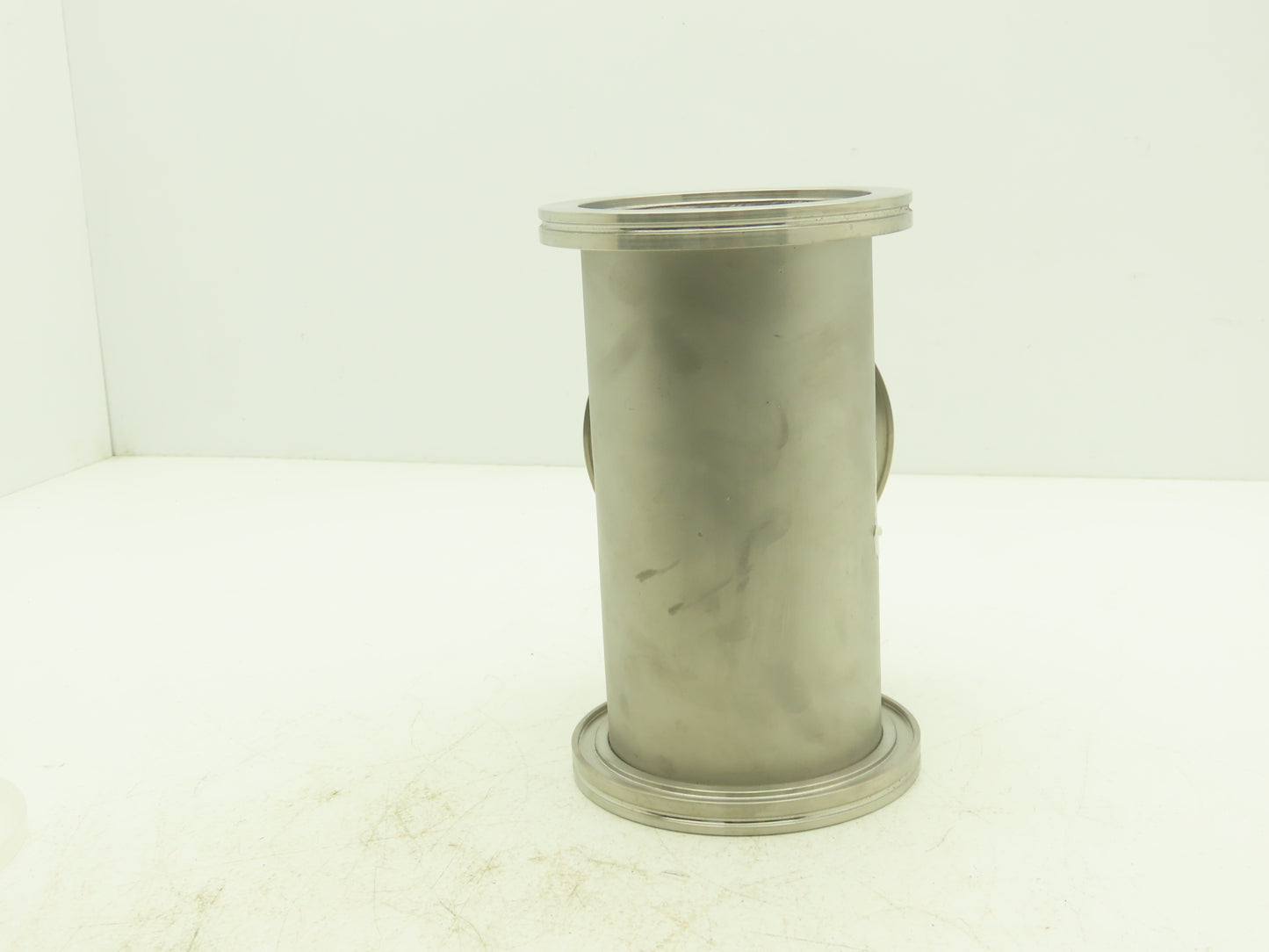 Pfeiffer Nor-Cal 3TISO100OF 4" Vacuum Tube ISO-K Flanged Pipe Tee 304 Stainless