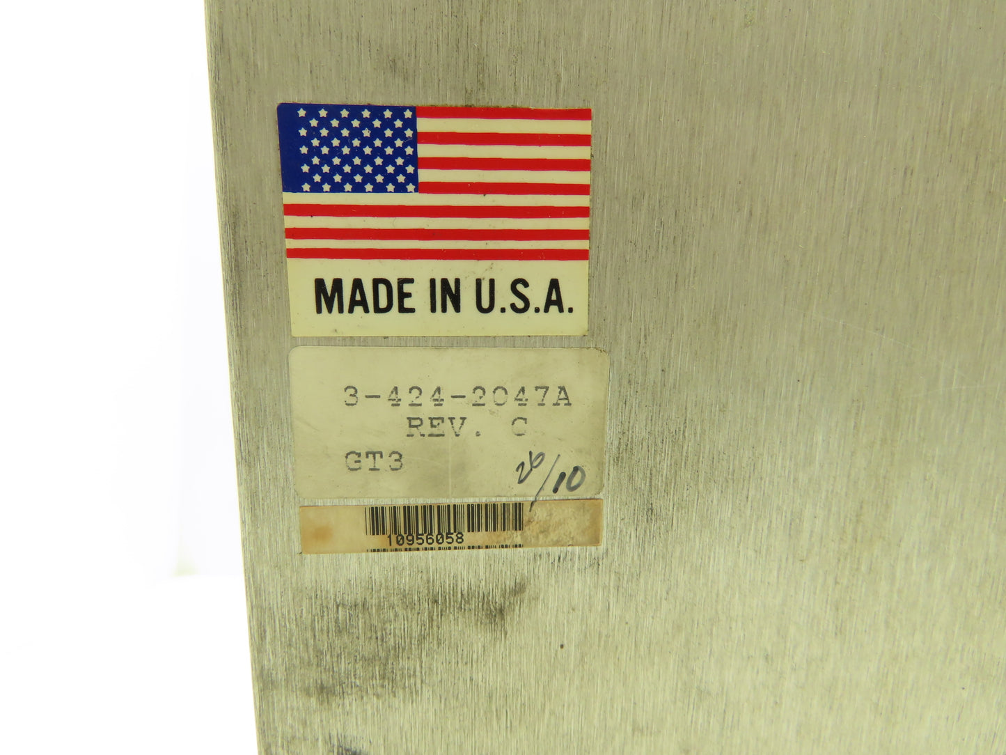 Cincinnati Milacron 3-424-2047A Camac VST Controller Control Panel Rev C