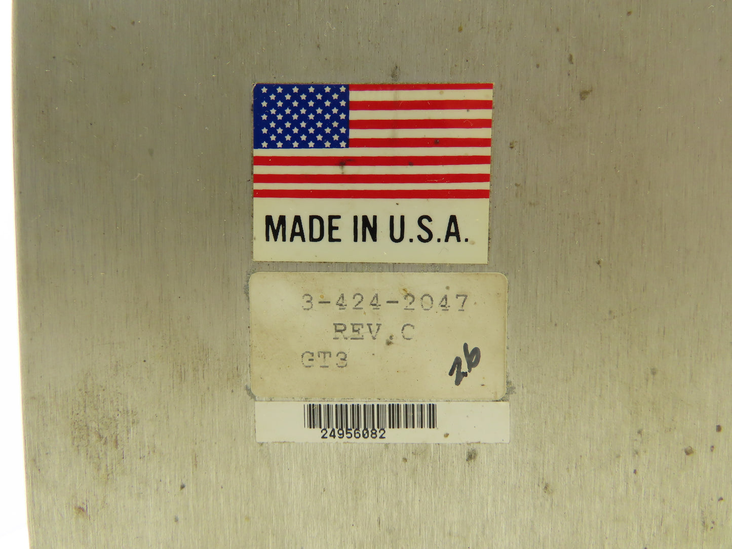 Cincinnati Milacron 3-424-2047A Camac VST Controller Control Panel Rev C