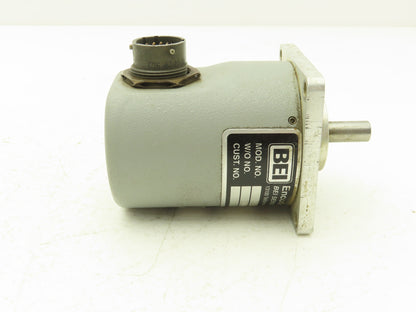 BEI Technologies K25-P-H-256-N-R-S-2 Rotary Encoder 19-Pin 5-24VDC 9.52mm Shaft