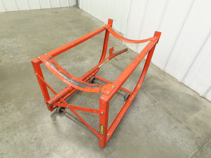 Eagle 1928 Flammable Safety Cabinet 55 Gallon In Use Horizontal Drum