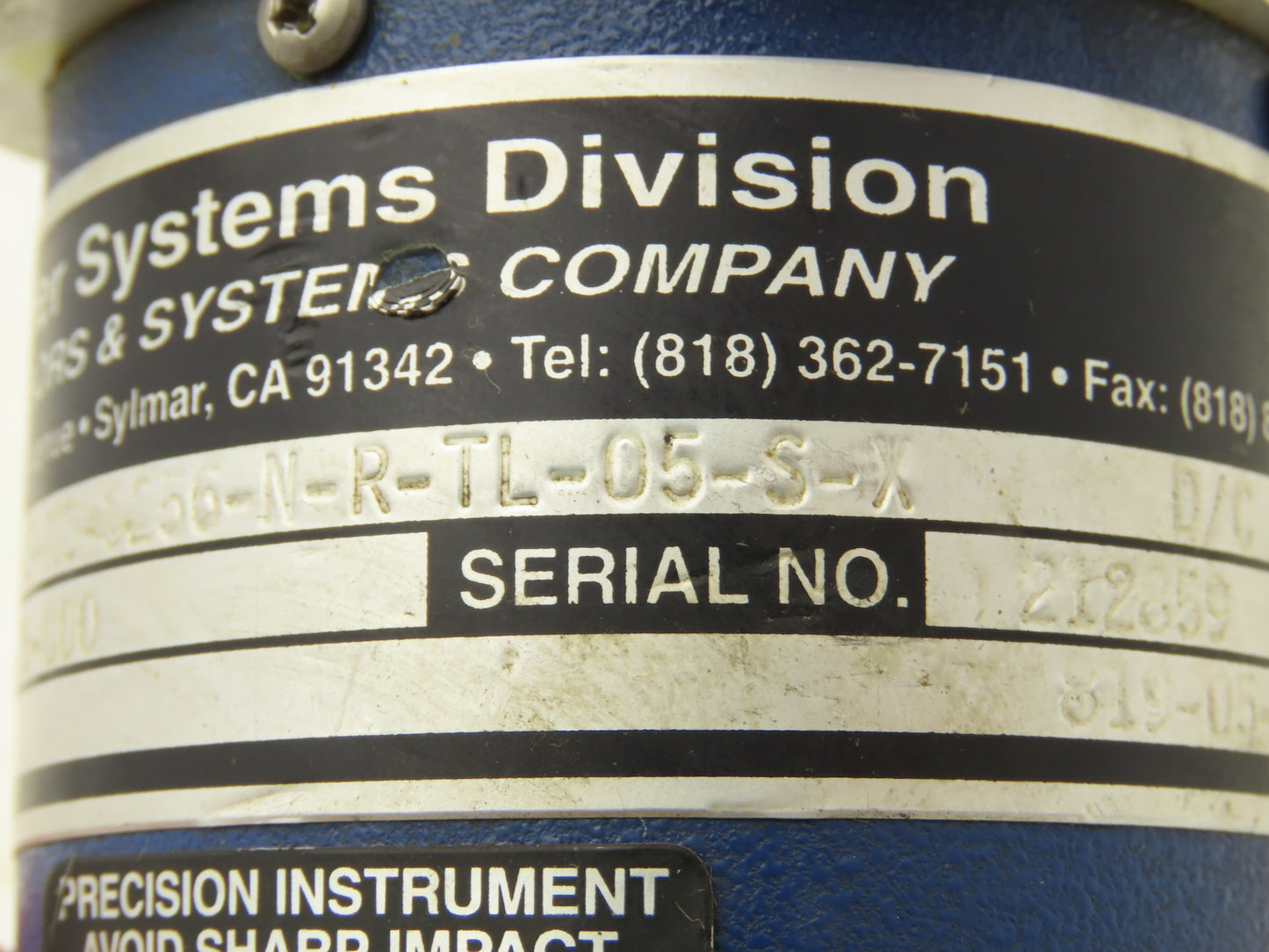 BEI Technologies KAS25-S-HS-0256-N-R-TL-05-S-X Rotary Encoder 19-Pin 5-24VDC