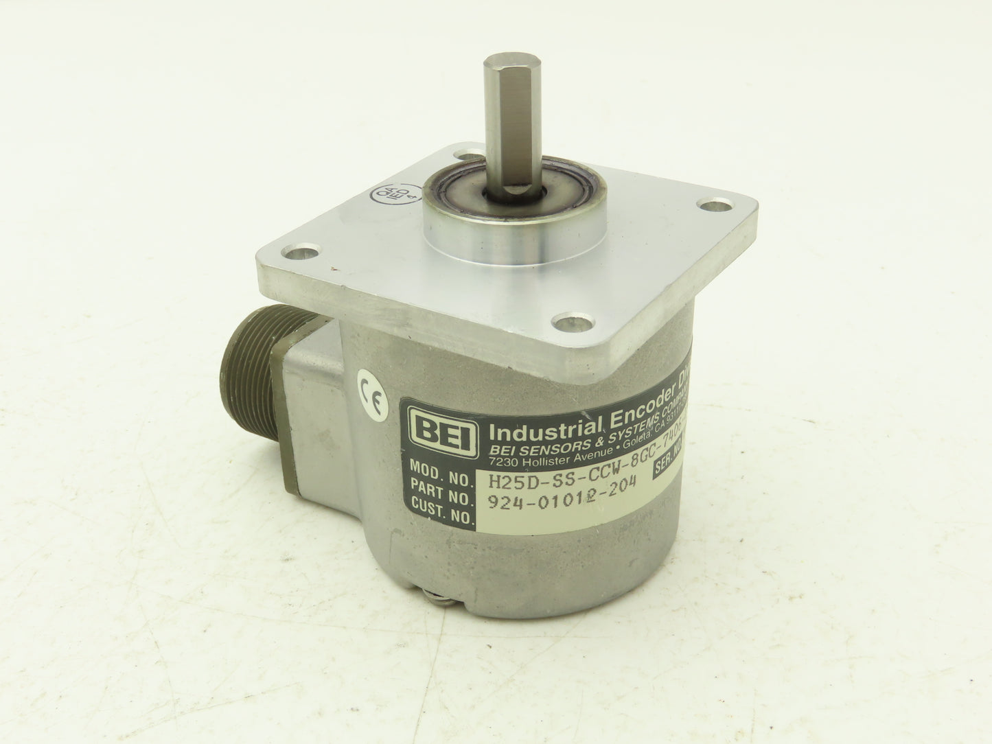 BEI Technologies H25D-SS-CCW-8GC-7406-LED-SM18 Rotary Encoder 10-Pin 5-24VDC