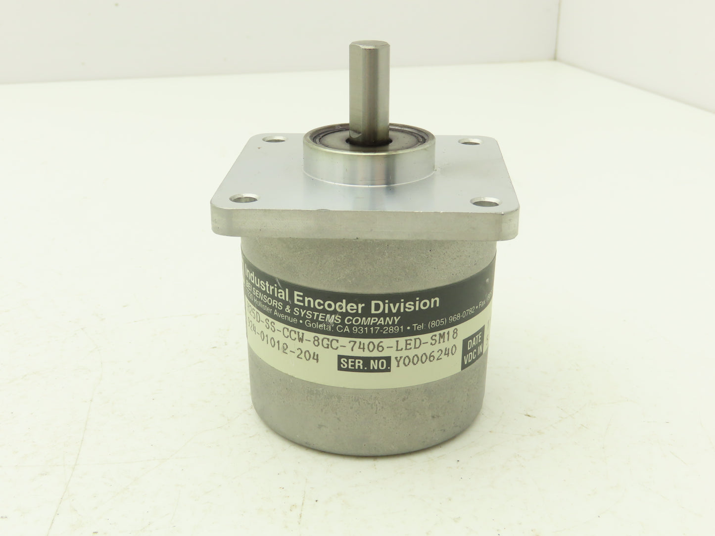BEI Technologies H25D-SS-CCW-8GC-7406-LED-SM18 Rotary Encoder 10-Pin 5-24VDC