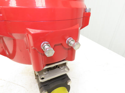 Bray Series 70 Electric Actuator 70-0081-113D0-536 w/ 2" NPT 3-Piece Ball Valve
