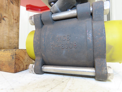 Bray Series 70 Electric Actuator 70-0081-113D0-536 w/ 2" NPT 3-Piece Ball Valve