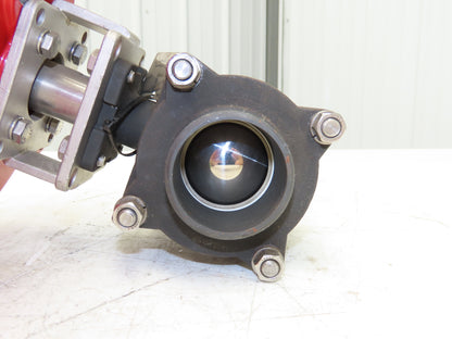 Bray Series 70 Electric Actuator 70-0081-113D0-536 w/ 2" NPT 3-Piece Ball Valve