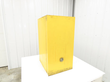 Justrite 25710 Suregrip Flammable Safety Cabinet 12 Gal Yellow Manual Close