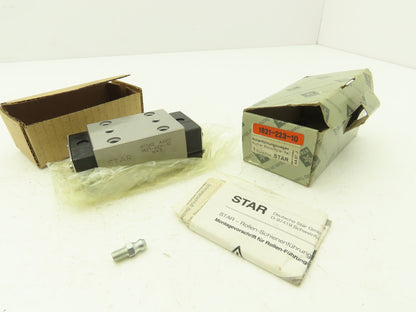 Star Rexroth 1821-223-10 Ball Bearing Runner Linear Rail Block 1821-22X-10 X=3