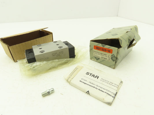Star Rexroth 1821-223-10 Ball Bearing Runner Linear Rail Block 1821-22X-10 X=3