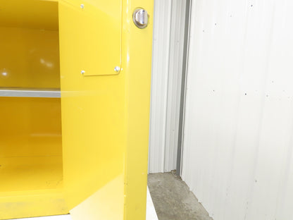 Pro Safe CAB-F12G-M1D Flammable Safety Cabinet 12 Gal Yellow Manual Close