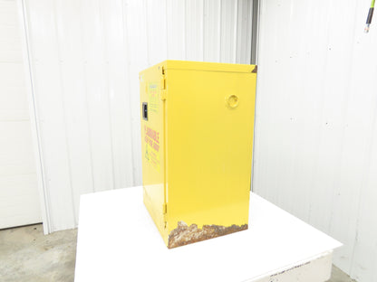 Pro Safe CAB-F12G-M1D Flammable Safety Cabinet 12 Gal Yellow Manual Close