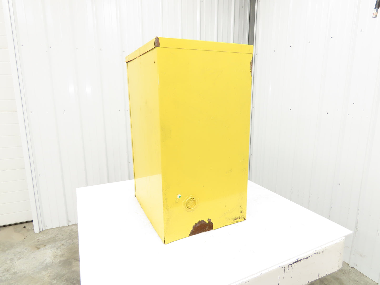 Pro Safe CAB-F12G-M1D Flammable Safety Cabinet 12 Gal Yellow Manual Close