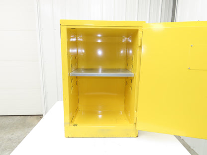 Pro Safe CAB-F12G-M1D Flammable Safety Cabinet 12 Gal Yellow Manual Close